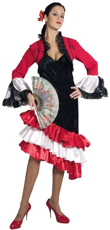 Location déguisement tenue flamenco femme