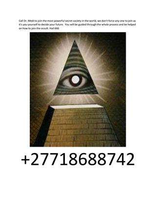 Location join illuminati in south africa +27718688742