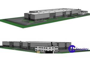 Bâtiment industriel location bail commercial 6 886 m2 c